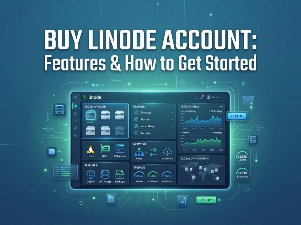 Linode account for sale